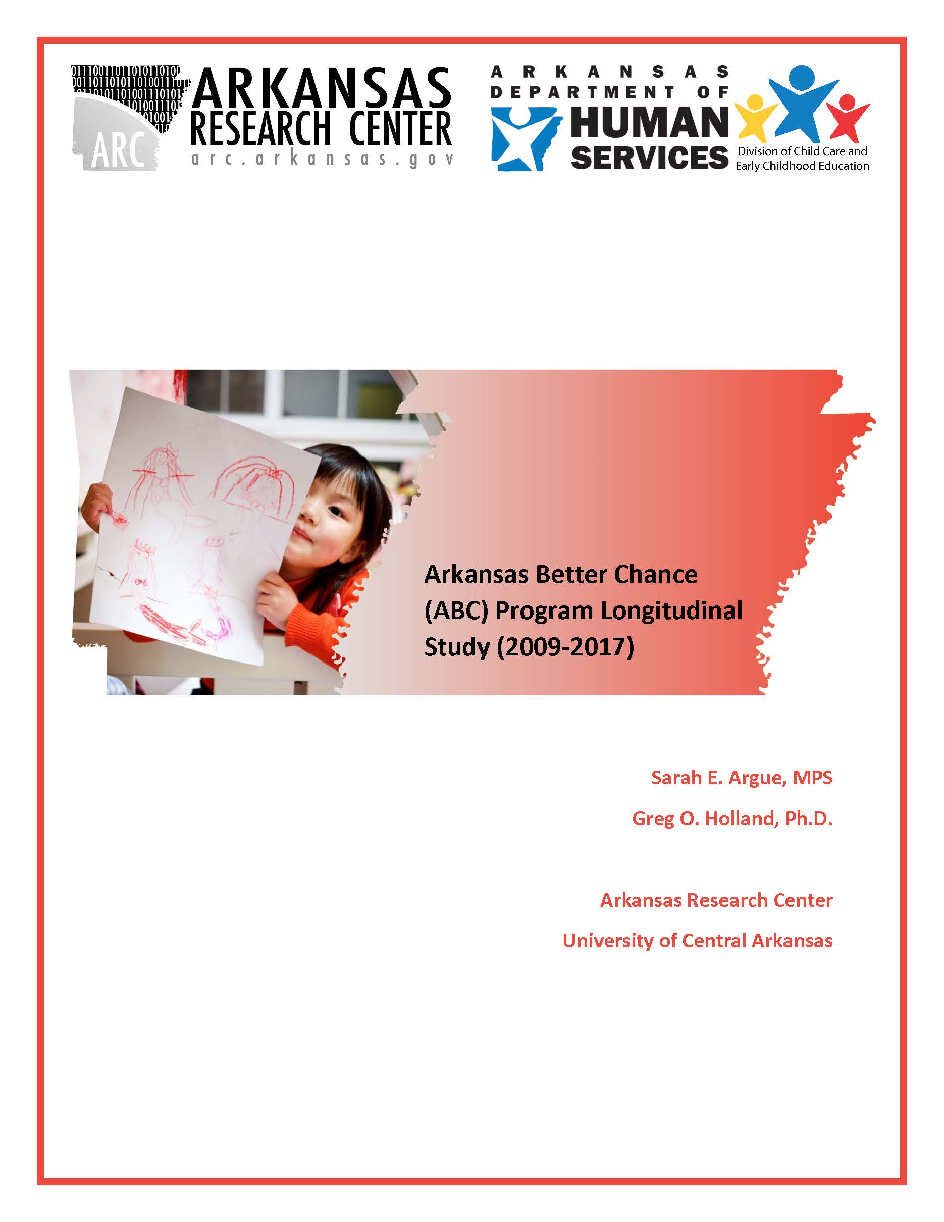 Arkansas Better Chance (ABC) Program Longitudinal Study (2009-2017)